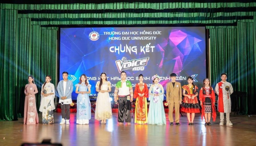 Chung kết giọng hát hay sinh viên Trường Đại học Hồng Đức - Khoảnh khắc tỏa sáng của những tài năng trẻ